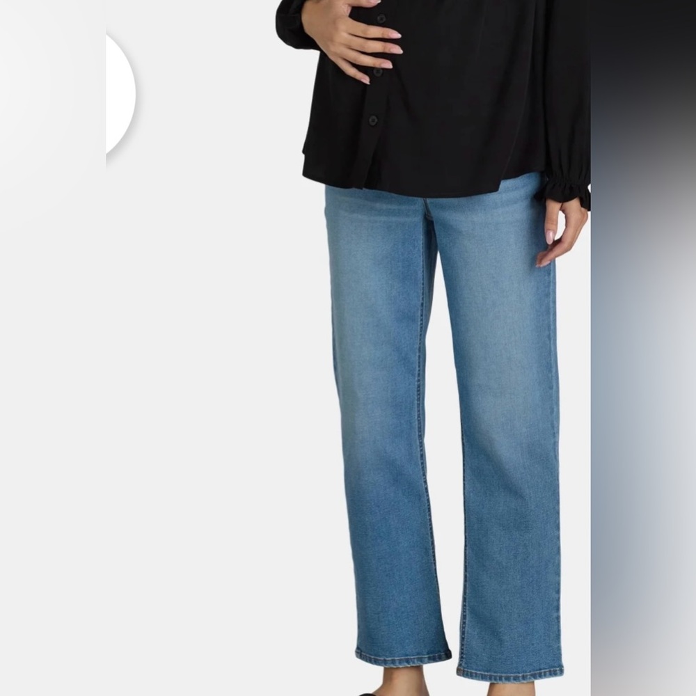 👩‍🍼Maternity jeans by Time and Tru. Stretch with belly band.